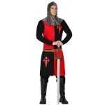 Dguisement chevalier mdival - atosa - l - rouge - extrieur - enfant - 2 pices