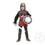 Dguisement de chevalier rouge garon taille 140cm - marque - modle - noir - enfant - garon
