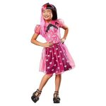 Déguisement classique enfant - rubies - monster high - chemise manches longues - gilet rose - jupe blanche ... Déguisement classique enfant - rubies - monster high - chemise manches longues - gilet rose - jupe blanche ...