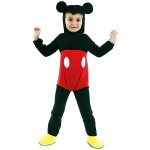 Dguisement classique souris mickey 3 / 4 ans - licence disney - combinaison et chapeau oreilles noirs ...