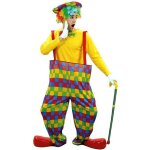 Dguisement clown bonbon - cirque - homme - polyester - taille m / l - jaune