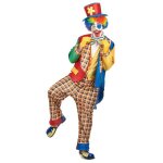 D�guisement clown de cirque homme - multicolore