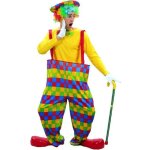 Dguisement - lucida - dguisement clown  carreaux colors homme
