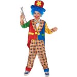 D�guisement clown joyeux enfant - s 4 - 6 ans - multicolore