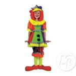 D�guisement de clown olivia fille 128cm - olivia le clown - polyester - carnaval