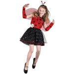 D�guisement coccinelle rouge - boland - fille - 5 ans - robe � pois - ailes l�g�res - serre - t�te � ...