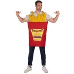 Déguisement - déguisement cornet de frites adulte Déguisement - déguisement cornet de frites adulte
