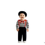 D�guisement - costume de mime - b�b� - multicolore - comprend b�ret t - shirt et pantalon