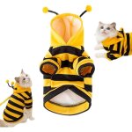 D�guisement dabeille pour chat - petit ensemble � capuche pour chien et chat - d�guisement dhalloween ...