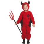 Dguisement dmon diablotin halloween - marque - taille 2 - 4 ans - rouge et noir