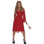 Dguisement de diablesse rouge femme m / l