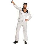D�guisement disco tony costume blanc homme