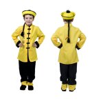D�guisement enfant chinois jaune - asie - polyester - normes ue