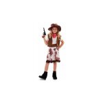 Deguisement enfant cow girl 10 - 12 ans (jupe gilet chapeau bandana ceinture) - costume western fille ...