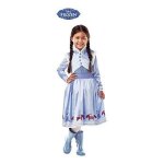 Dguisement enfant - disney - anna deluxe - la reine des neiges - bleu -  partir de 4 ans