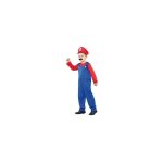 Dguisement enfant mario le plombier 7 - 9 ans - costume garon bleu