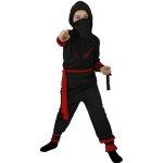 Dguisement enfant ninja rouge - marque - taille 5 / 6 ans t4 - 10 / 12 ans xl