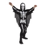 Dguisement enfant scary squelette garon halloween - boland - taille 7 / 9 ans - noir et blanc - polyester ...