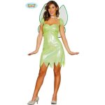 D�guisement femme - magic fairy - taille 38 - 40 - vert - robe et ailes