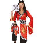 D�guisement geisha japonaise rouge adulte