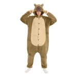 D�guisement - guirca - costume ou pyjama capybara - multicolore - homme - adulte