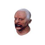 Dguisement - hannibal - masque cannibal - gris - adulte - intrieur