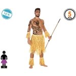 Dguisement hawaen atosa - set de 5 pices avec jupe  frange et accessoires pour les chevilles