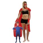 D�guisement super h�ros - no name - - cape - loup - manchettes