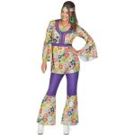 Dguisement hippie femme - jadeo - taille unique - noir - adulte - intrieur