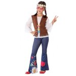 D�guisement hippie - fille - taille 10 / 12 ans - 10 / 12 ans (140 � 152 cm)