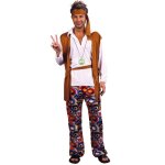 Dguisement hippie marron et blanc homme - taille xxl - smiffys