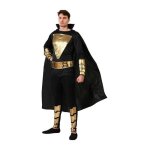 Dguisement homme - atosa - adam noir - costume super hros - tunique et cape - 4 pices