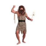 Dguisement homme des cavernes adulte - prhistoire vaudou - marron - polyester