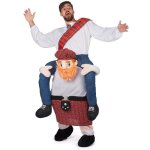 Dguisement homme  dos dcossais adulte - rouge - carry me