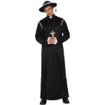 Dguisement homme prtre atosa - taille m - l - noir - adulte