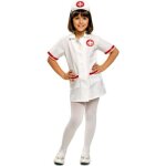 D�guisement infirmi�re enfant - misterfiesta - blanc et rouge - 10 ans - robe et coiffe