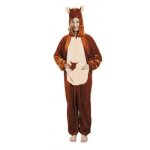 D�guisement kangourou peluche adulte l - mixte - marron - int�rieur