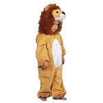 Dguisement lion enfant - peluche - marron clair et blanc - 2  3 ans