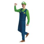 D�guisement luigi adulte s / m vert anis menthe eau