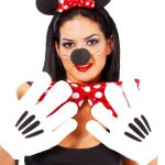 Dguisement mains de mickey - disney - adulte - intrieur - blanc et noir