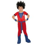 Dguisement manga ninja rouge garon 5 / 6 ans - asie - polyester