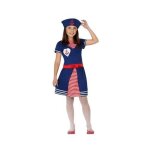 D�guisement marin fille atosa - taille 1 - costume sans accessoire