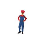 Dguisement mario - super - 5 - 6 ans - 105 - 121 cm - combinaison - casquette