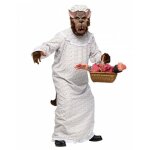 Dguisement mchant loup en costume de grand - mre - horror - shop. com - adulte - blanc / multicolore ...