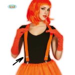 Dguisement - neon orange suspenders - adulte - femme - bretelles