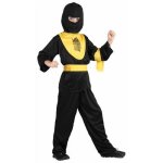 Dguisement ninja garon noir et jaune - marque - taille s - pour enfant - costume pour carnaval et halloween ...