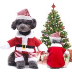 S - d�guisements de no�l et du nouvel an pour petits chiens / chats - tenue de p�re no�l costume de c�r�monie ...