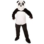Déguisement panda adulte - mascotte costume animal blanc et noir - intérieur - taille unique Déguisement panda adulte - mascotte costume animal blanc et noir - intérieur - taille unique