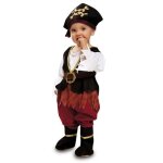 Dguisement pirate bb fille - concinnatis - taille 7 - 12 mois - combinaison chapeau et chaussons