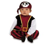 Dguisement pirate bb garon - taille 7 - 12 mois - concinnatis - combinaison et foulard pour la tte ...